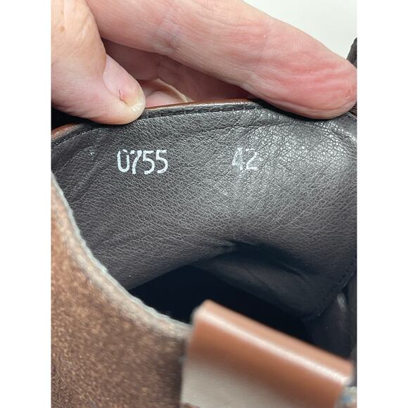 Mens Cotton Fashion Trend Contrast Color Pointed Martin Boots High Top Men's 8.5 - Picture 8 of 9